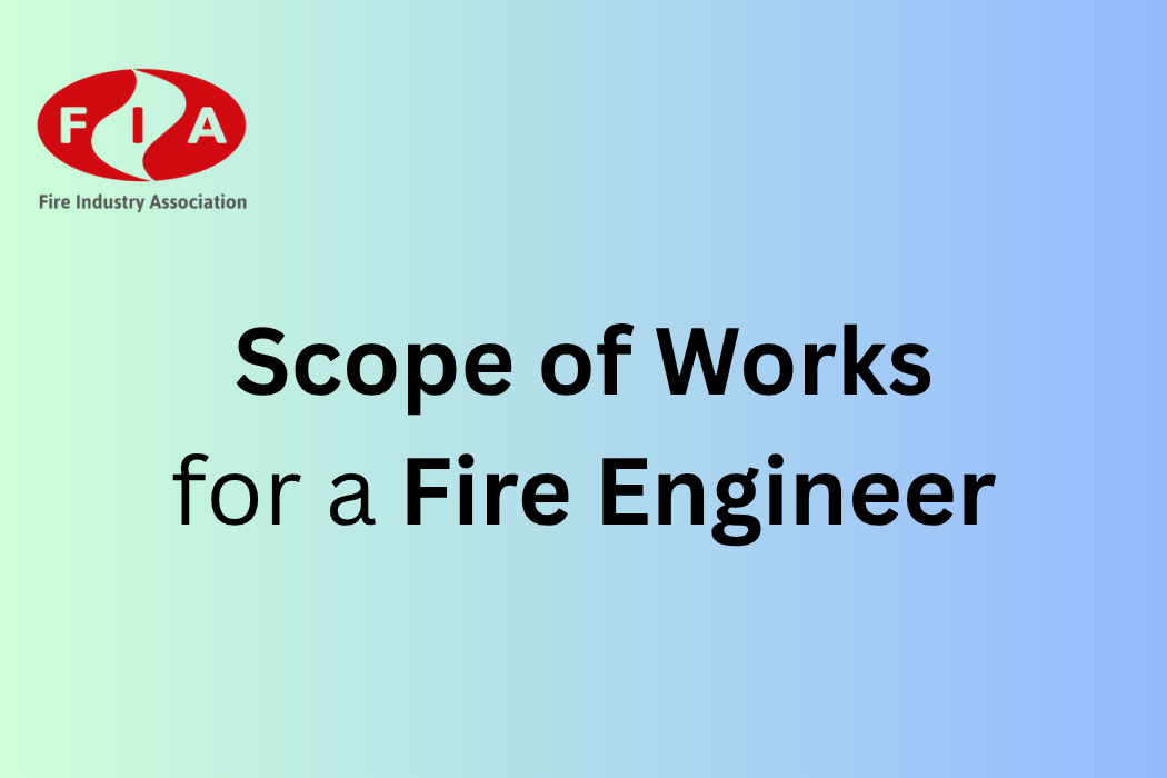 FIA Scope of Works for Fire Engineers